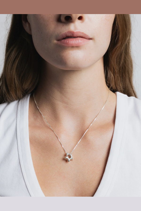 Wolf Circus Silver Star Necklace