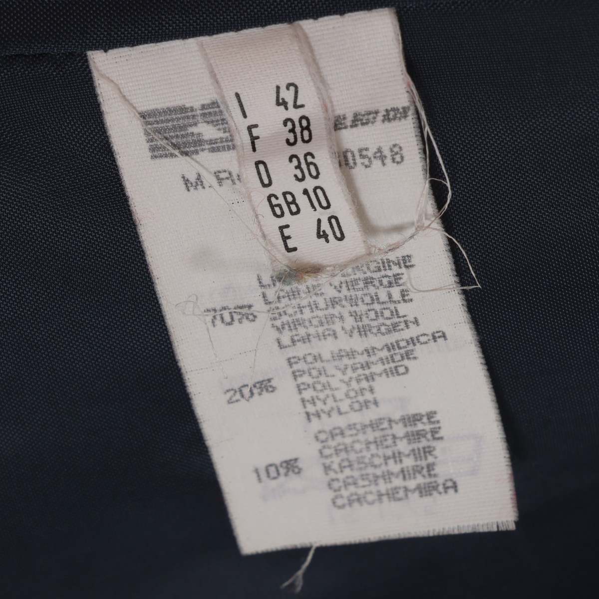 (Italy) Vintage, 1980s, Cashmere Blend - Image 5 of 5