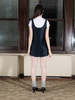 Chelsea Mak Lotte Dress - Navy - Thumbnail 3
