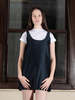 Chelsea Mak Lotte Dress - Navy - Thumbnail 4