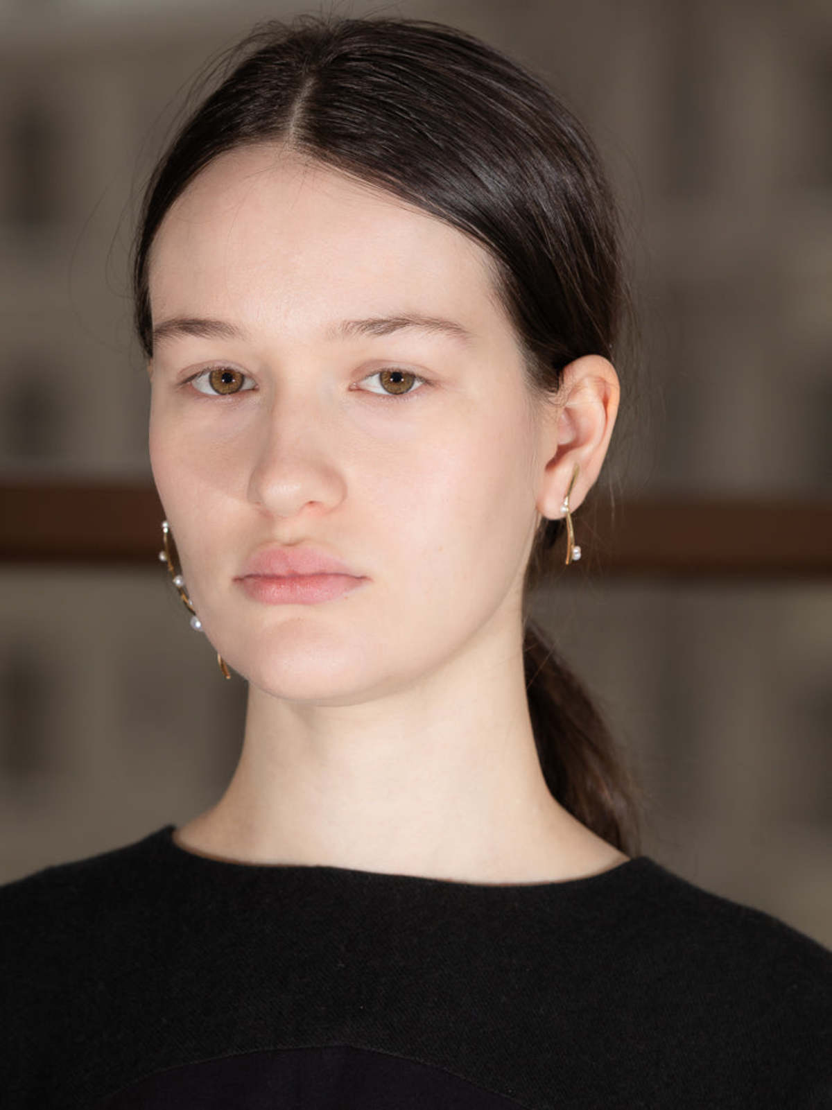 FARIS Esther Earrings - Bronze/Pearl - Image 1 of 7