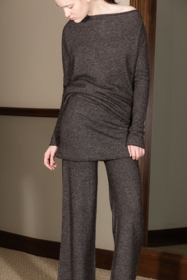 Lauren Manoogian Askew Layer Pant - Blackened