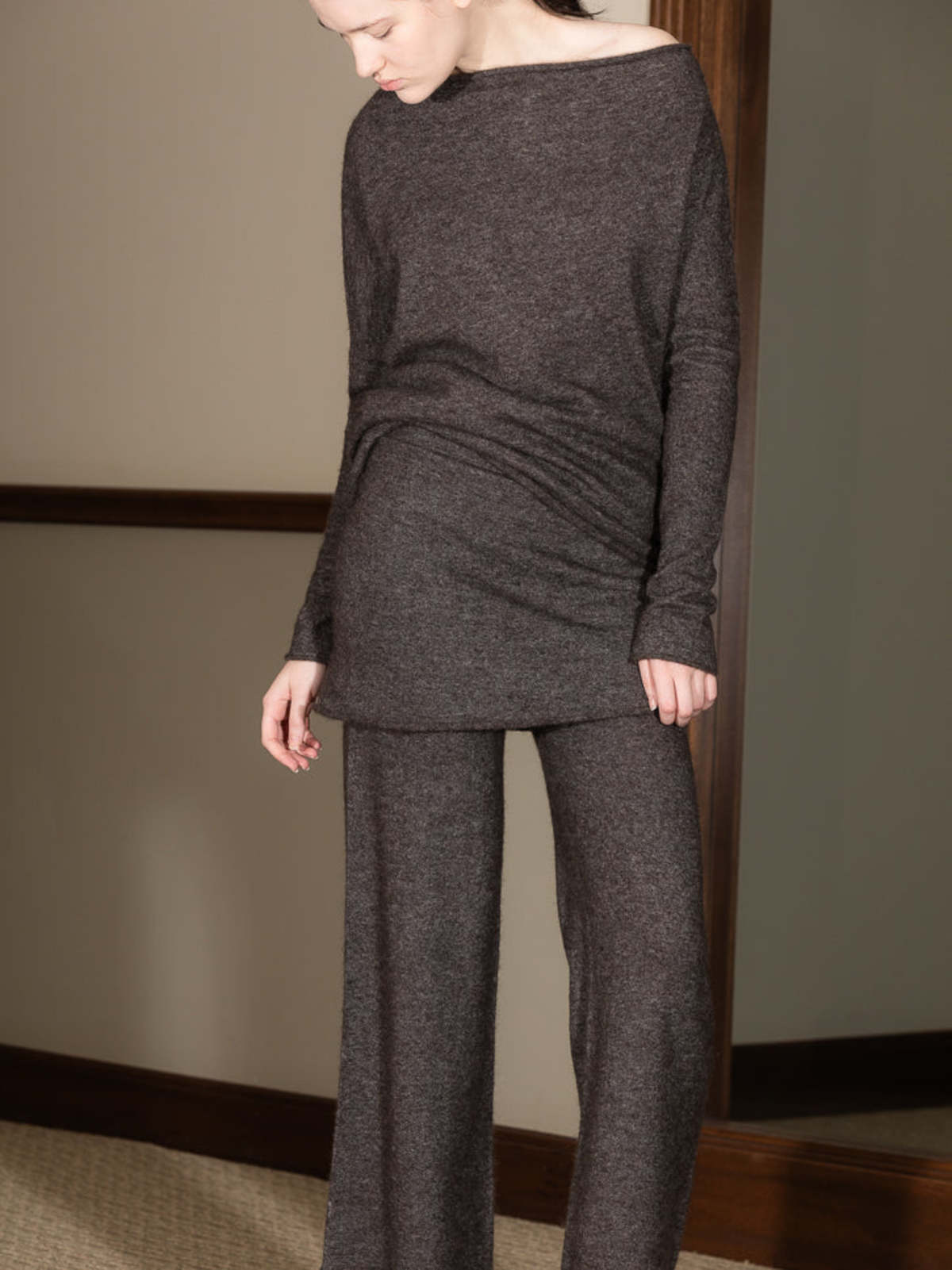 Lauren Manoogian Askew Layer Pant - Blackened - Image 2 of 6