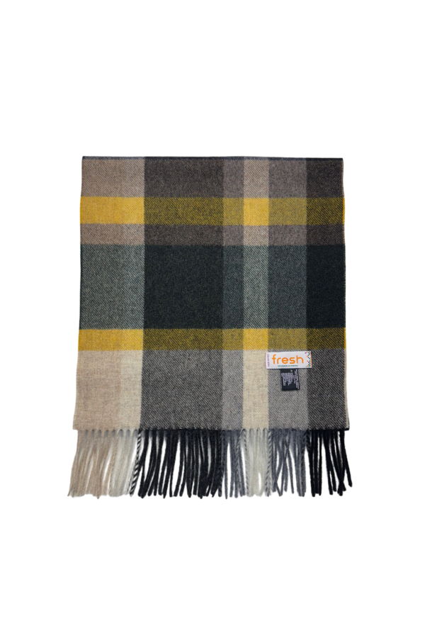 Fresh Striped Wool Scarf