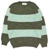 Fresh Sean Shaggy Shetland Wool Striped Sweater - Thumbnail 1