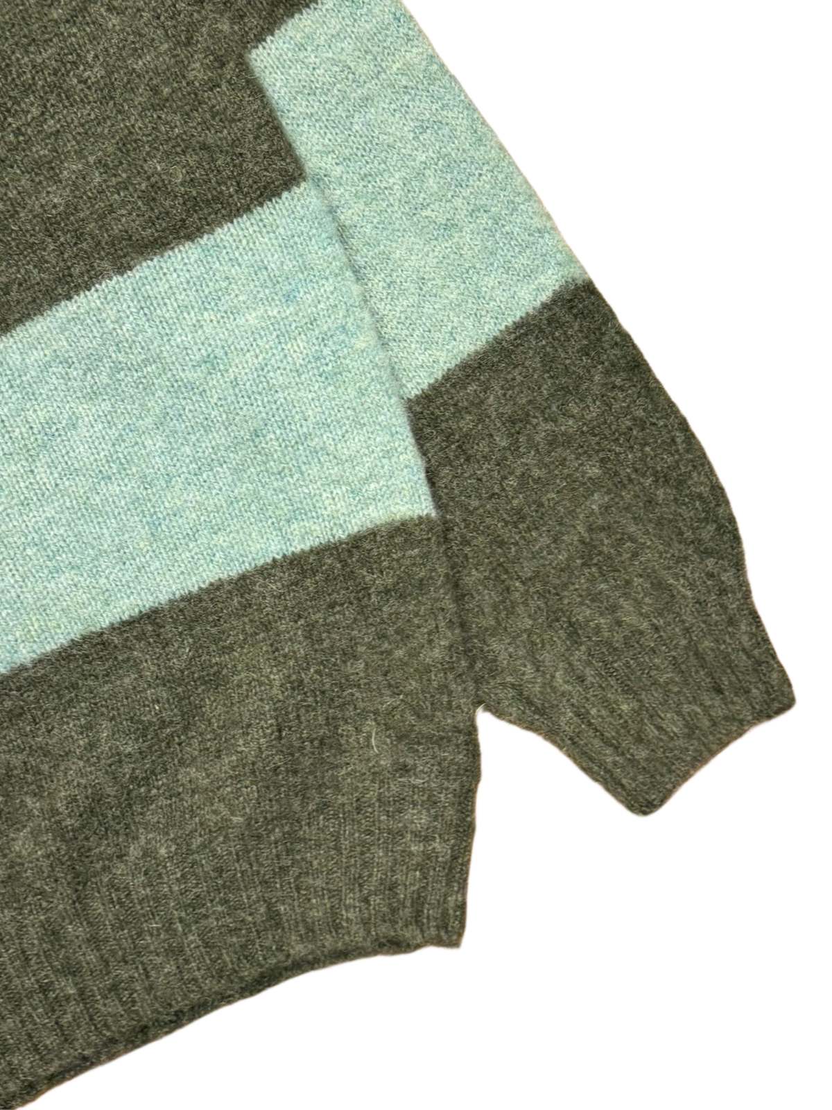 Fresh Sean Shaggy Shetland Wool Striped Sweater - Image 3 of 4