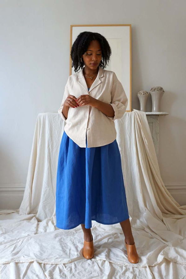 Ursa Minor Daphne Blouse - Almond