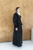 K M by L A N G E Heavy Weight Cotton Trench Coat - Blackout - Thumbnail 9
