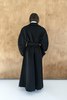 K M by L A N G E Heavy Weight Cotton Trench Coat - Blackout - Thumbnail 10