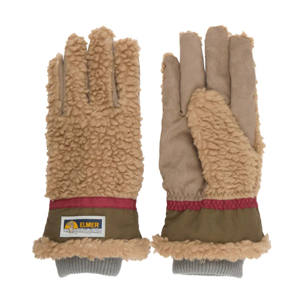 Elmer Gloves Teddy Wool Pile 5 Fingers Gloves - Image 1 of 2