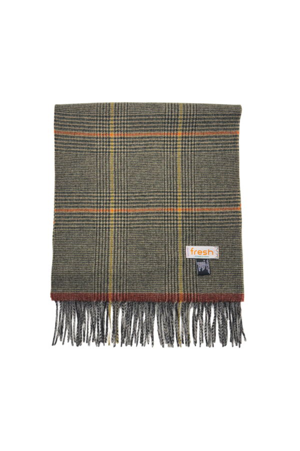 Fresh Striped Wool Scarf