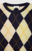 American Vintage Vito Sweater - Navy Argyle - Thumbnail 8