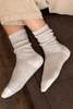 Le Bon Shoppe Wool Waffled Socks - Stone/Cream - Thumbnail 2
