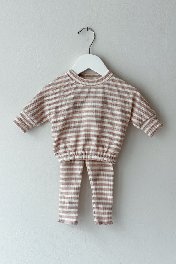 eadaie Stripe Waffle Set