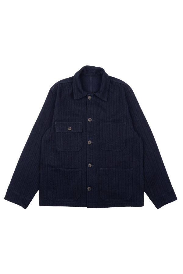 Naked & Famous Chore Coat - Indigo Sugiaya