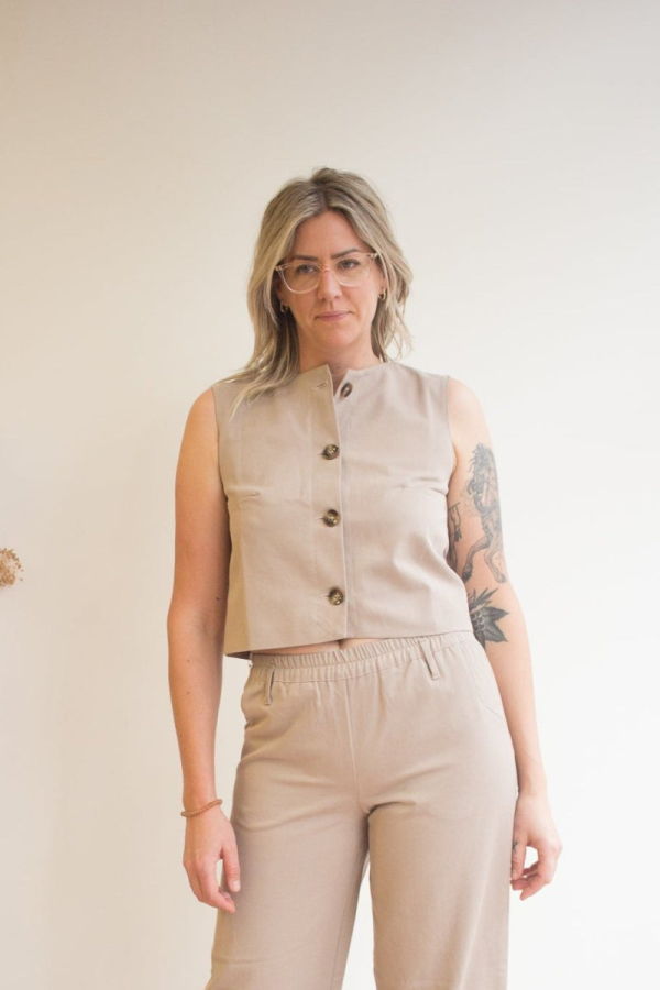 Valerie C Sleeveless Jacket