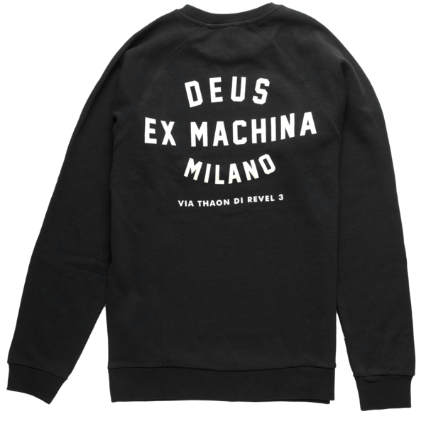 Deus Milano Address Sweatshirt - Black