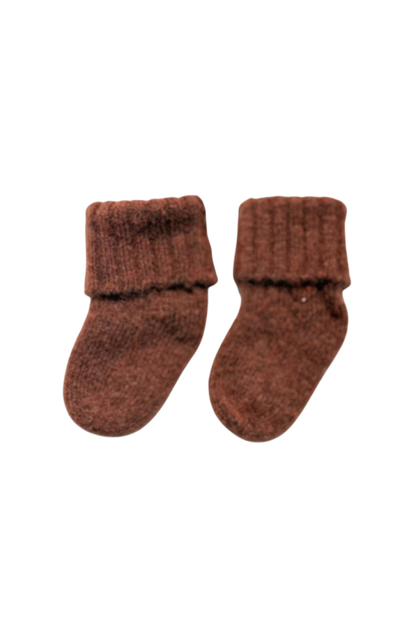 Pequeno Tocon Baby Inuit Socks - Brown
