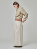 Maison De Ines Corduroy Wide Trousers - Milk Ivory - Thumbnail 4