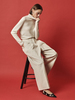 Maison De Ines Corduroy Wide Trousers - Milk Ivory - Thumbnail 6