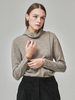 Maison De Ines Cashmere Blend Color-Lined Knit Top - Soft Brown - Thumbnail 1