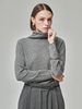 Maison De Ines Cashmere Blend Color-Lined Knit - Melange Gray - Thumbnail 3