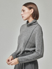 Maison De Ines Cashmere Blend Color-Lined Knit - Melange Gray - Thumbnail 4