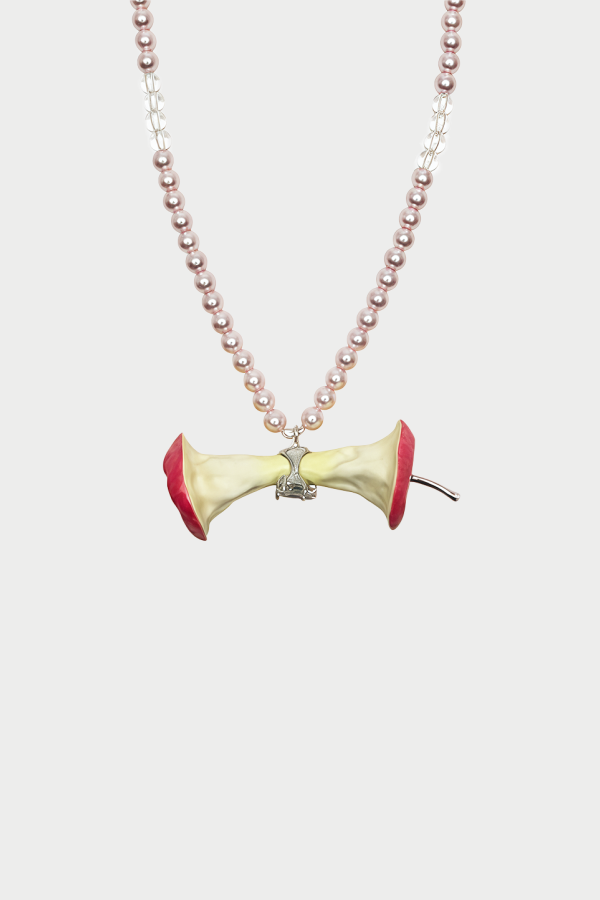 YVMIN Apple Core Pearl Necklace