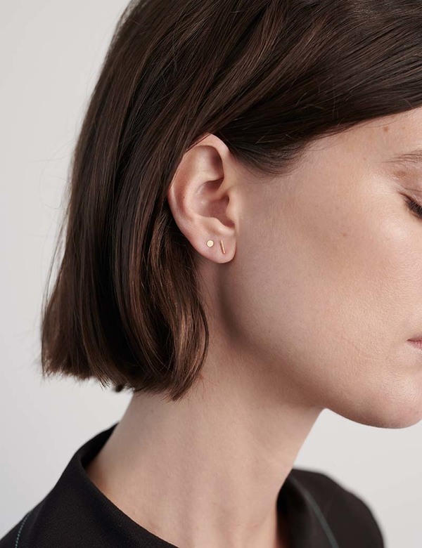 Kathleen Whitaker Staple Stud Earring