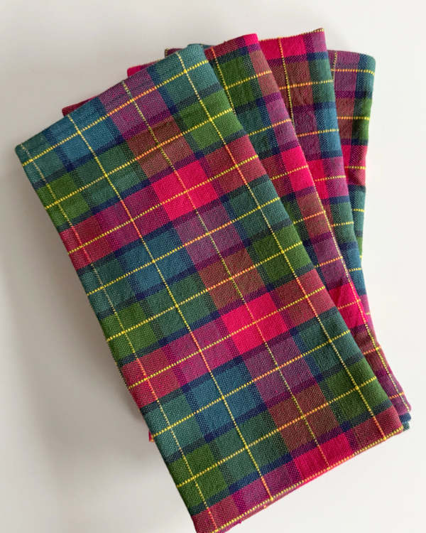 Heather Taylor Home Napkins - Holly Plaid on Garmentory - Set of 4