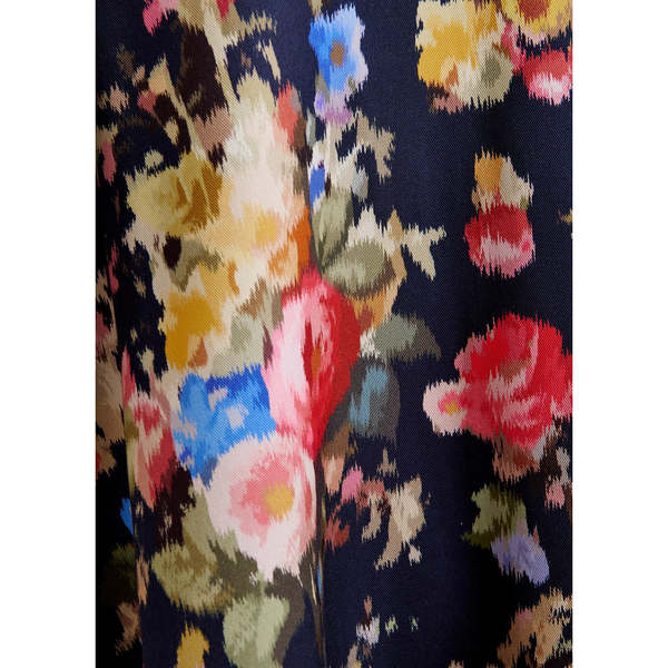 Essentiel Antwerp Jamie Wide A-Line Mini Dress - Black Blue Red Floral