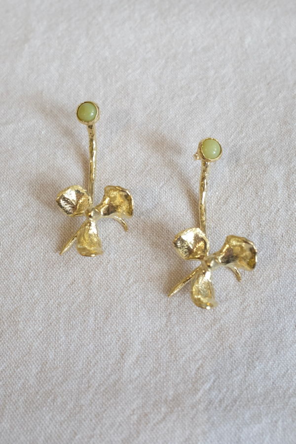 Ora-C Magnolia Drip Earrings