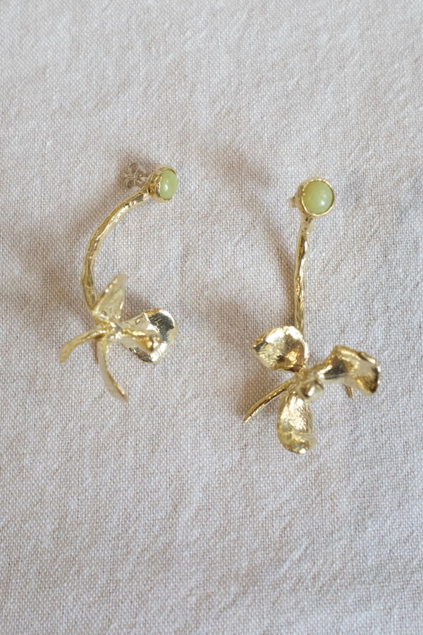 Ora-C Magnolia Drip Earrings
