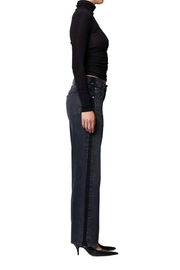 Citizens of Humanity Lindz Easy Straight With Tuxedo Stripe Jeans