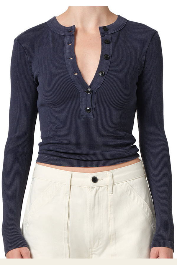 Citizens of Humanity Varra Henley Top