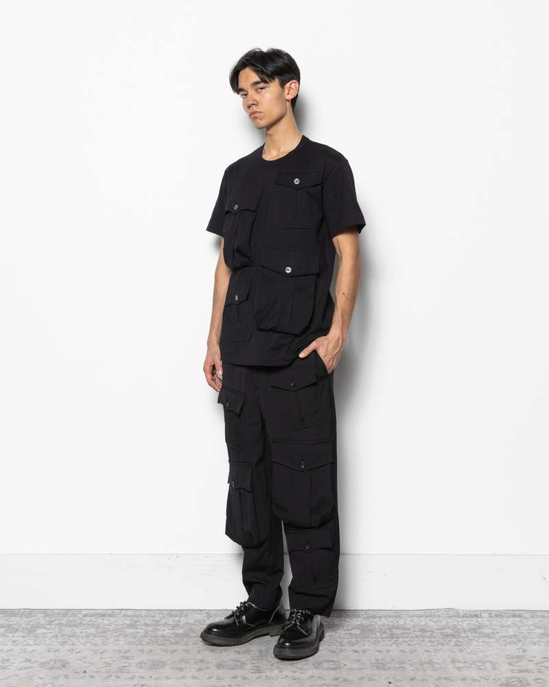 comme des garons homme plus Multi Pocket Cargo Pants - Black
