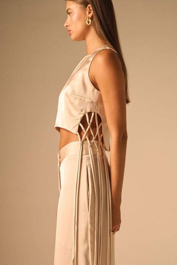 JBQ Benitta Top - Champagne