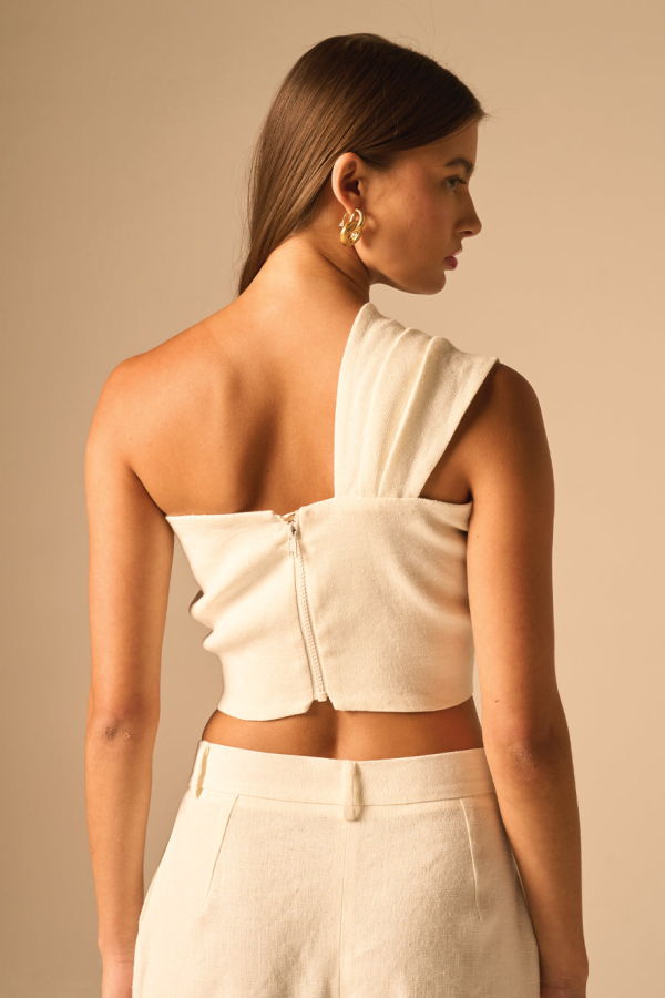 JBQ Camelia Top - Ecru