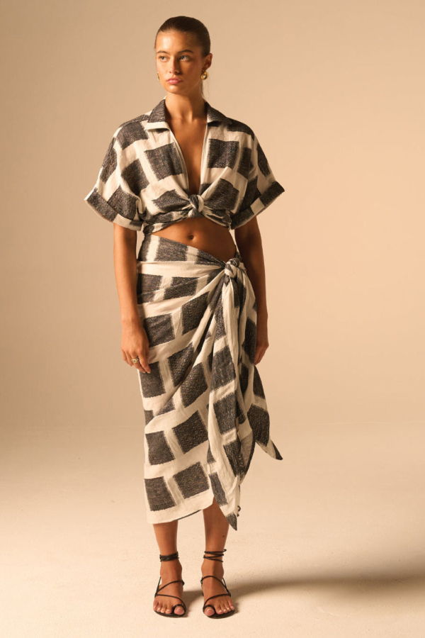 JBQ Pearl Skirt Skirt - Black Square