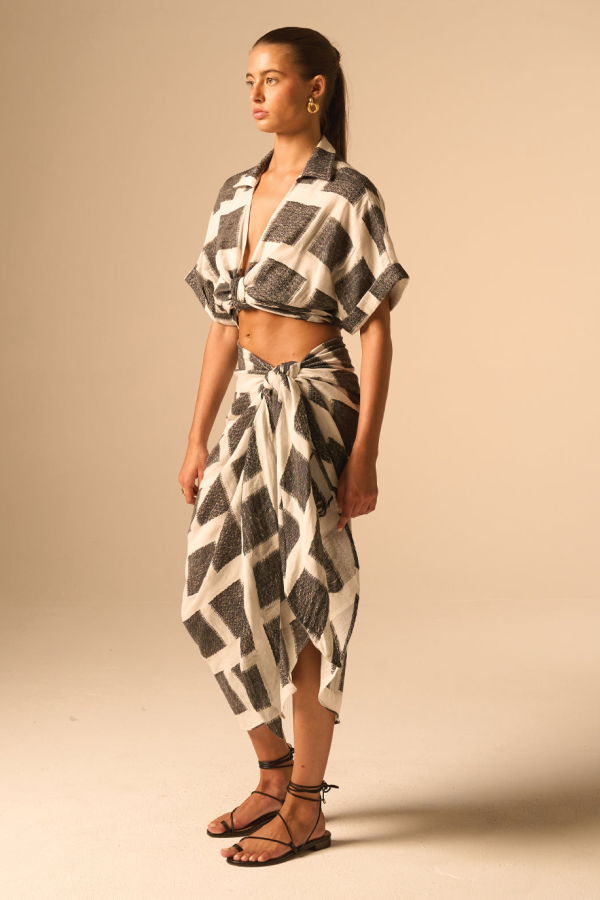 JBQ Pearl Skirt Skirt - Black Square