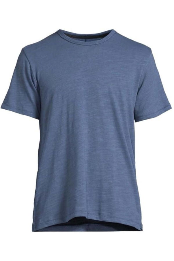 Rag & Bone Classic Flame Short Sleeve Tee - Worn Indigo