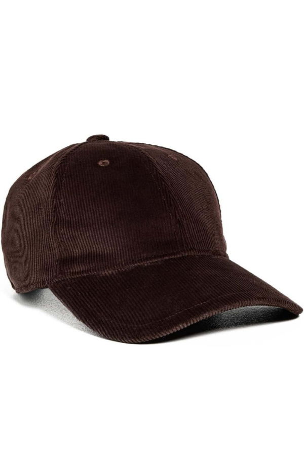 Rag & Bone Harlow Corduroy Baseball Cap - Dark Espresso
