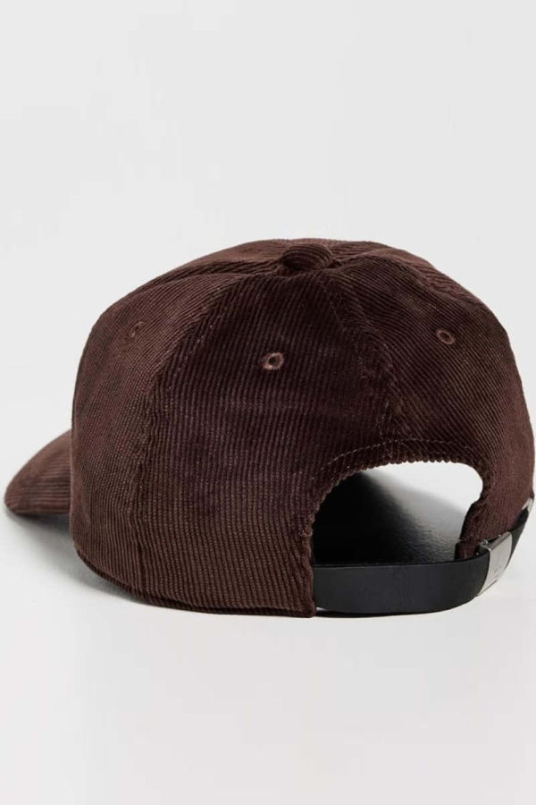 Rag & Bone Harlow Corduroy Baseball Cap - Dark Espresso