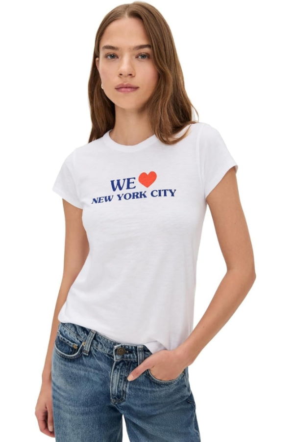 Rag & Bone We Heart NYC Tee - White