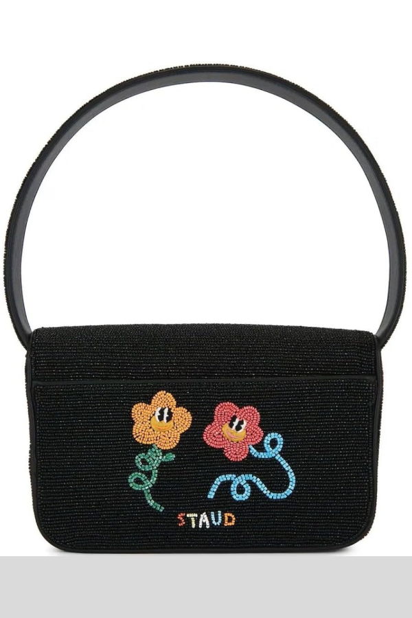Staud Tommy Beaded Bag - Shroomscape