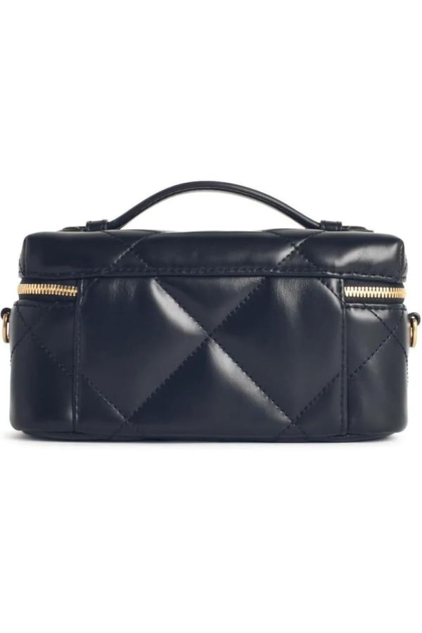 Tory Burch Kira Diamond Quilt East West Vanity Case - Black