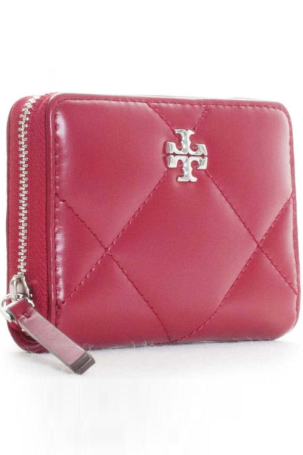 Tory Burch Kira Zip-Around Wallet - Red