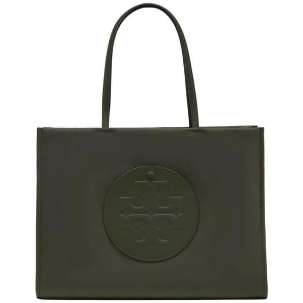 Tory Burch Large Ella Tote - Olive Green