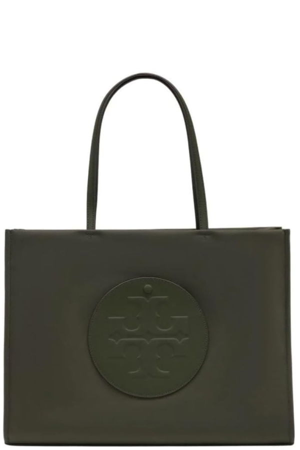 Tory Burch Large Ella Tote - Olive Green