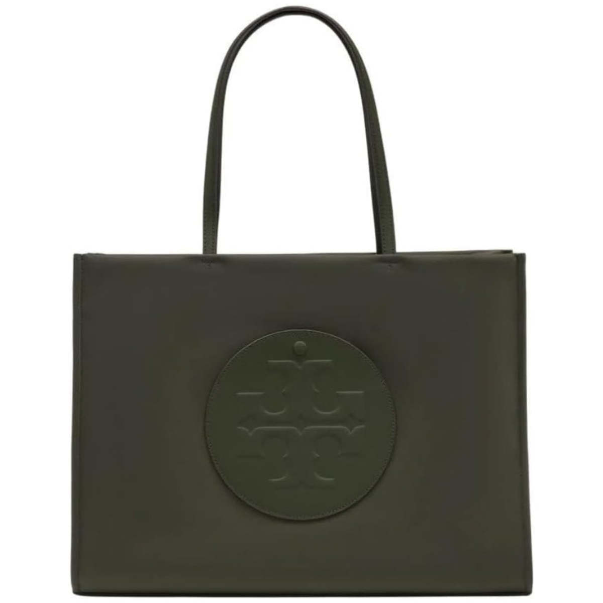 Tory Burch Large Ella Tote - Olive Green - Image 1 of 2